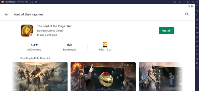 install LOTR: Rise to War