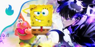 News of SpongeBob Cosmic Shake and Solo Leveling mobile games in November