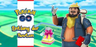 Saison Auf den Straßen von Pokémon GO mit Mateo und seinen Geschenken