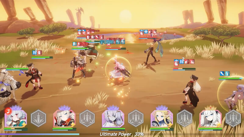 Eversoul, gacha on Android and iOS