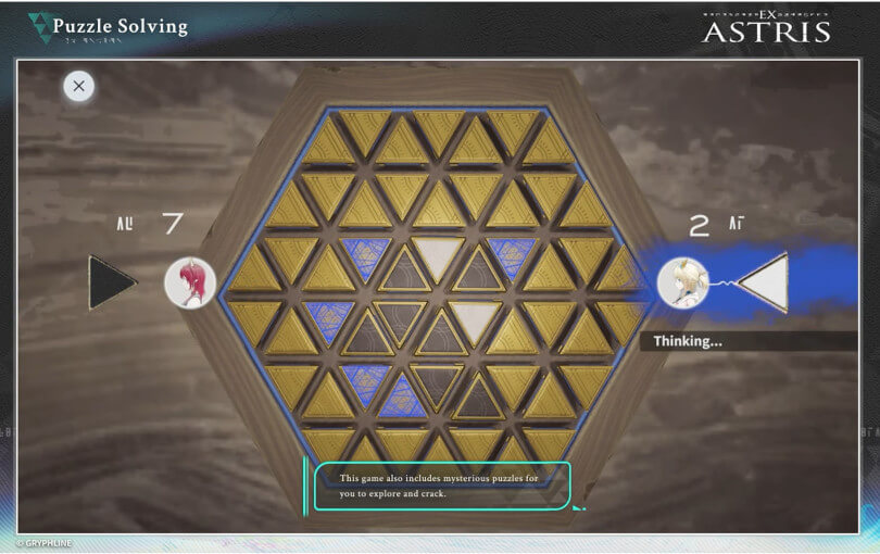 Exemple de gameplay Ex Astris Puzzle