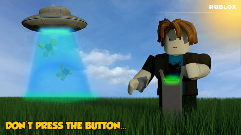 Blox games with friends Don't Press the Button