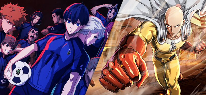 Blue Lock PWC and One Punch Man World on mobile