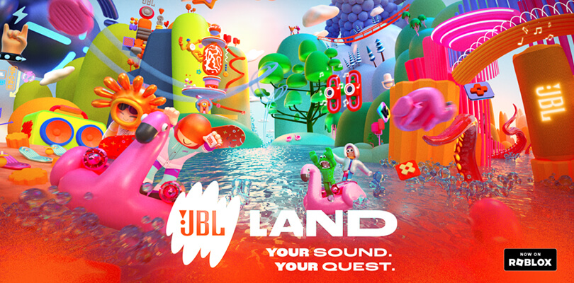 JBL Land mode in the Roblox metaverse