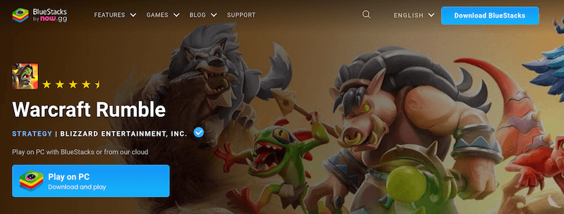 Play Warcraft Rumble on PC with Bluestacks