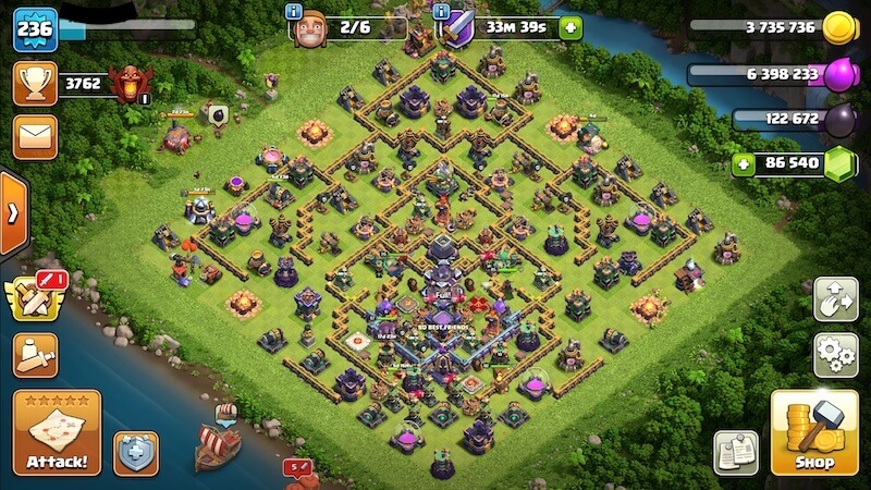 Gameplay Clash of Clans
