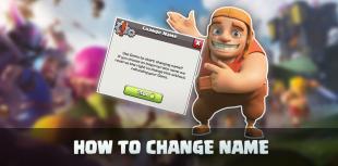Change Name in Clash of Clans