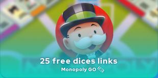 Monopoly GO 25 free dice links