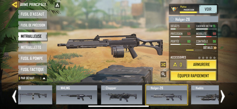 best weapons in Call of Duty Mobile : machine gun