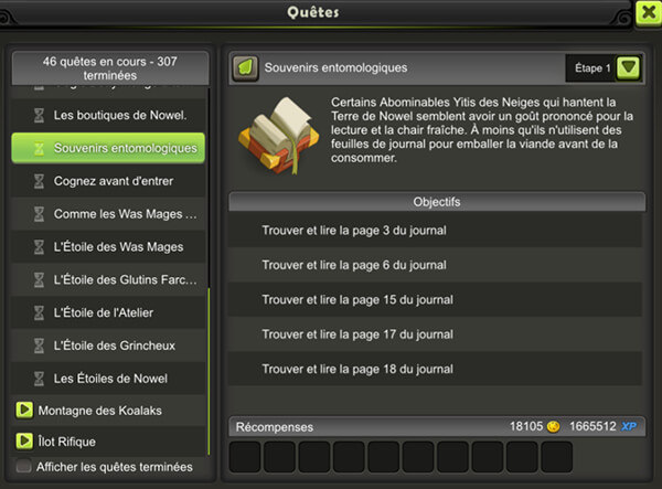 Quêtes test Dofus Touch gameplay