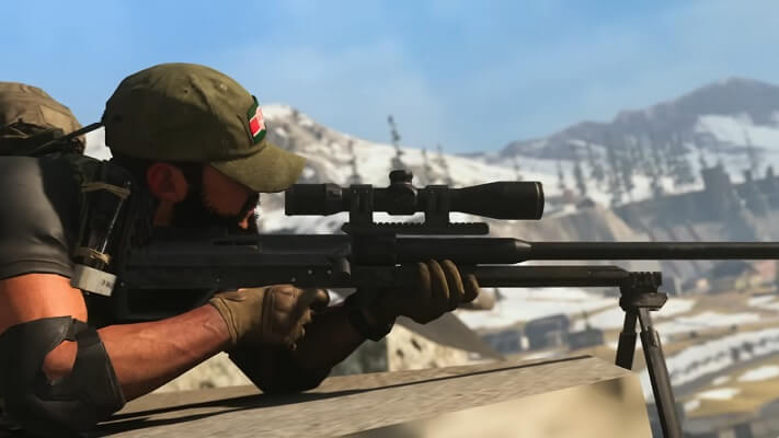 Un sniper sur Warzone mobile