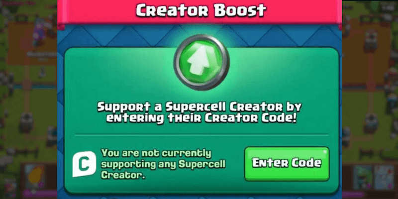 Crash Royale Creator Codes