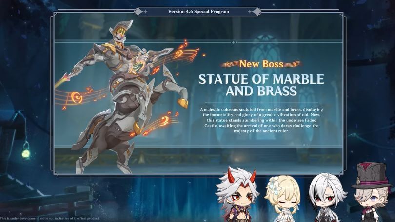Statue of Marble and Brass Genshin Impact 4.6 Preview