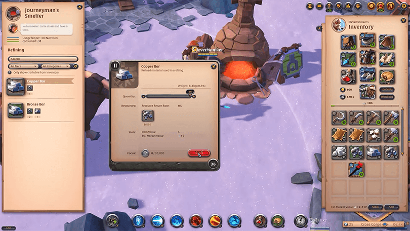 Crafting in Albion Online