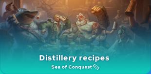 Sea of Conquest distillery recipes