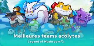 Meilleures teams des acolytes Legend of Mushroom