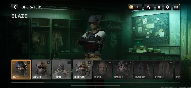 Warzone Mobile Characters: Operators