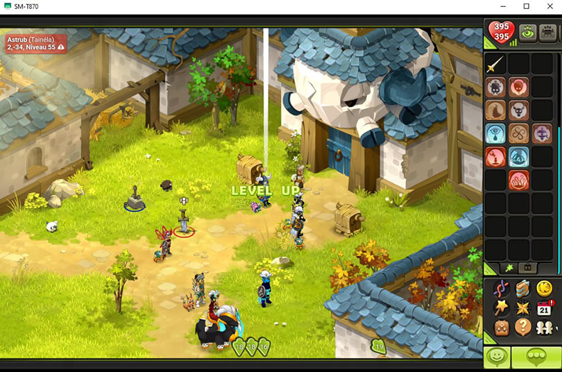 Dofus Touch on PC with screen mirroring