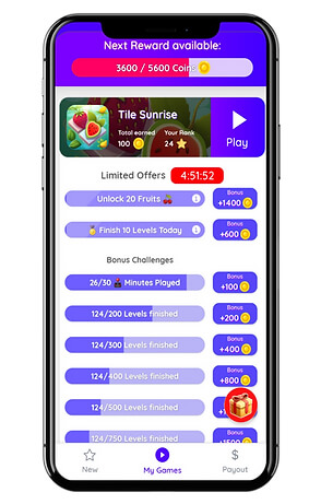 Gamelight loyalty programmes in mobile games
