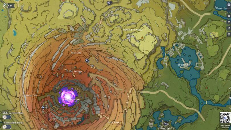 Genshin Impact Noctilucous Jade Location Chasm