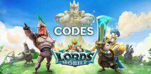 List of Lords Mobile codes