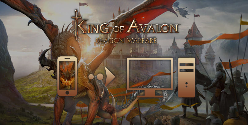 how to play king of avalon on pc and mac