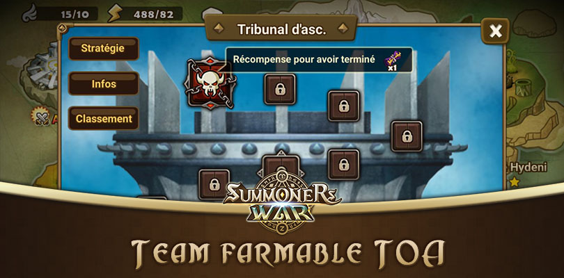 meilleure team farmable toa Summoners War