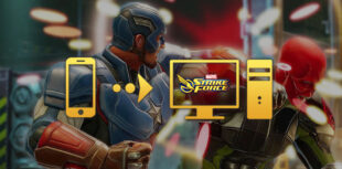 how to play marvel strike force on pc