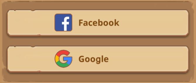 Compte Facebook ou Google