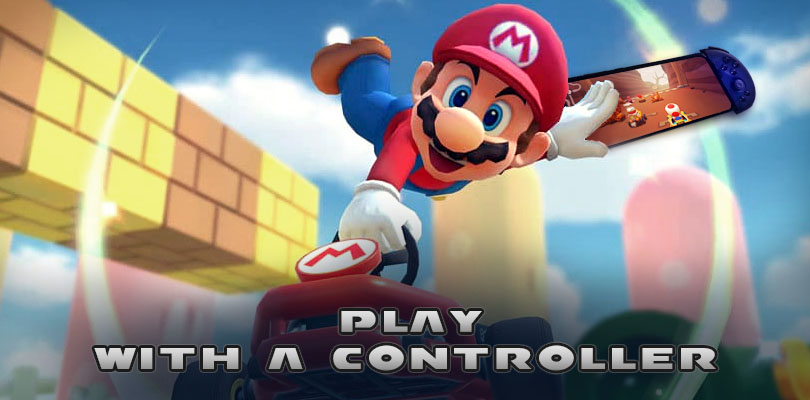 Play Mario Kart Tour with controller