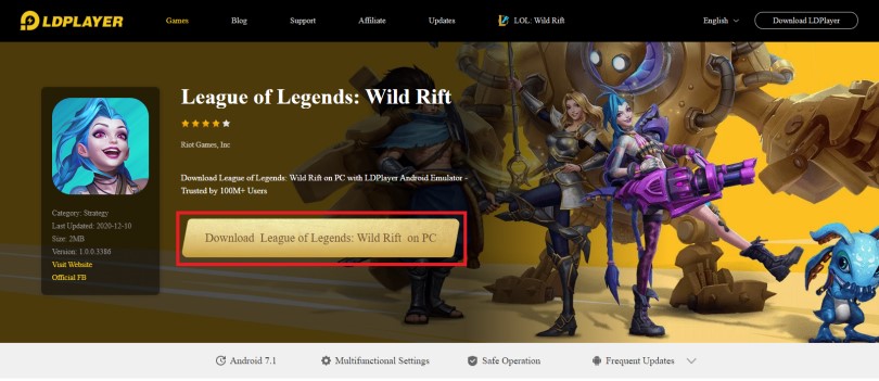 How to play LoL: Wild Rift on PC? 
