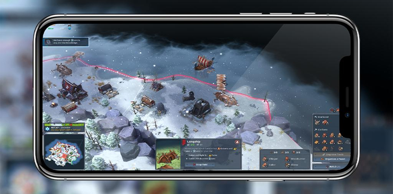 official release of Northgard on mobile