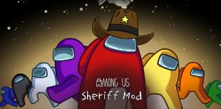 Among us Mod Sheriff astronaut with a hat