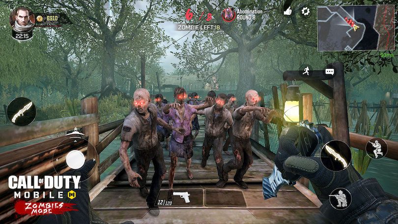 Modo zombi móvil de Call of Duty