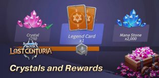 Free crystals and rewards Lost Centuria