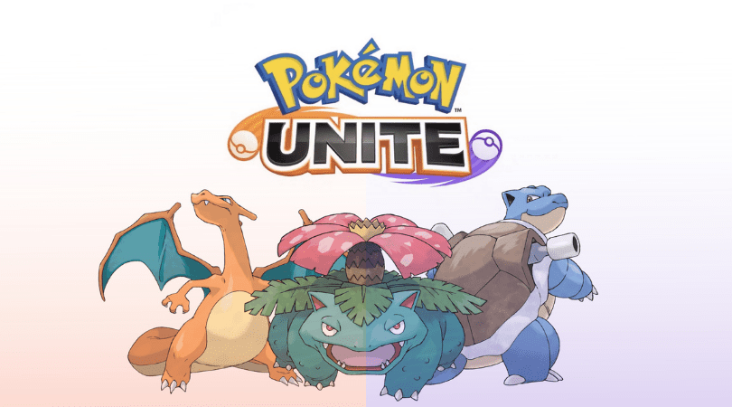 Dracaufeu, Florizarre et Tortank liste des Pokémon Unite 
