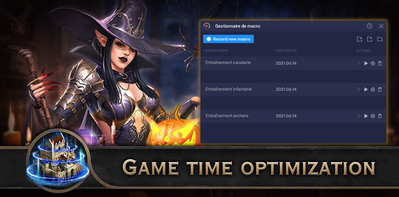 Optimize your King of Avalon game experience with the BlueStacks combo key