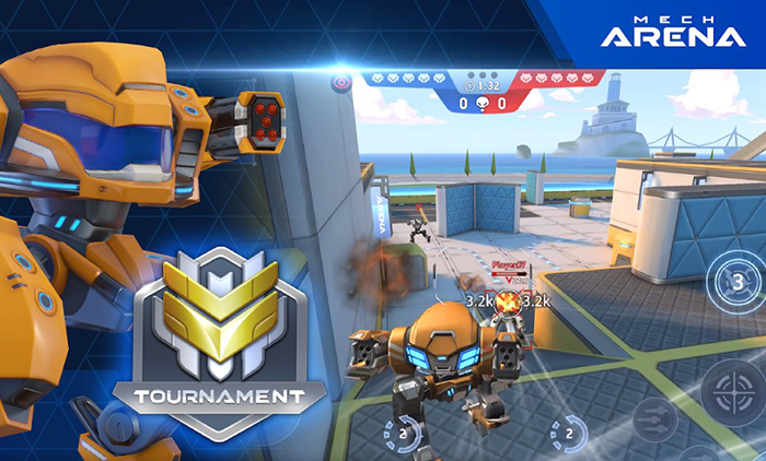 Système compétitif de Mech Arena: Robot Showdown