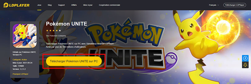 Télécharger un émulateur Android pour Pokémon Unite PC