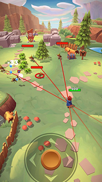 Screenshot de Rogue Land meilleur jeu mobile compétitif 2021