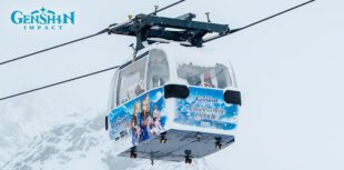 Partnerschaft zwischen Genshin Impact und Val Thorens beim Skifahren