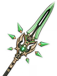 Meilleur arme pour Xiao dans Genshin Impact : Lance de jade ailée (5★)