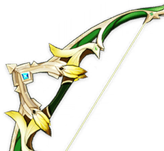 Arme pour Yoimiya : Arc de chasse verdoyant (4★)