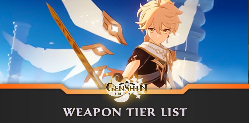 Tier list weapons in Genshin Impact