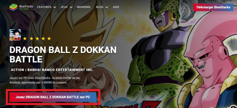 Télécharger un émulateur Android pour jouer à Dragon Ball Z Dokkan Battle sur PC