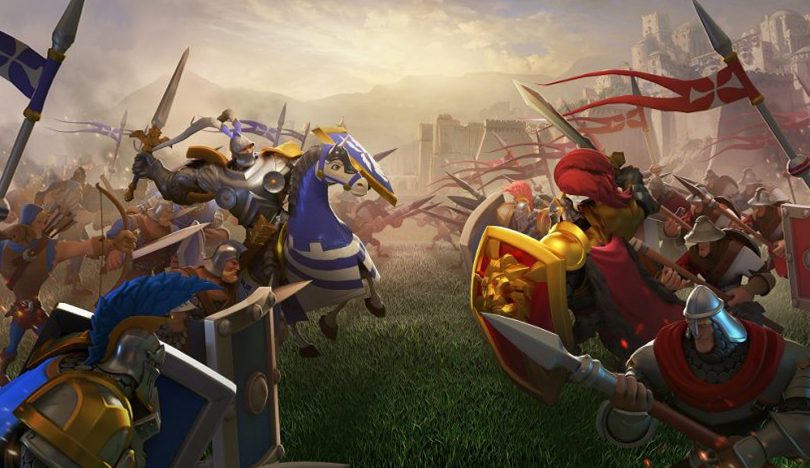 Beta de Era of Conquest : visuel du champ de bataille