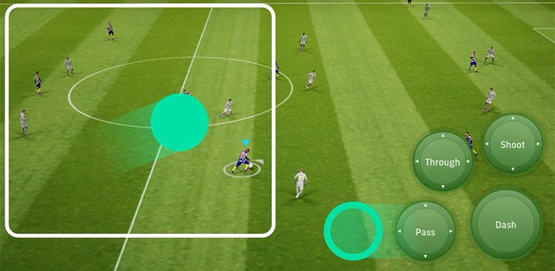Sortie d'eFootball 2022 Mobile : gameplay