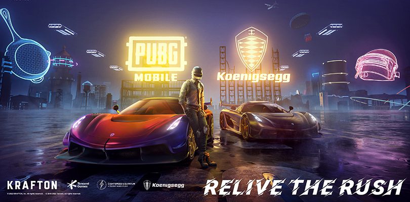 Collaboration entre PUBG Mobile et Koenigsegg : les skins de véhicules