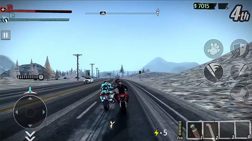 Préinscriptions de Road Redemption Mobile : image de gameplay