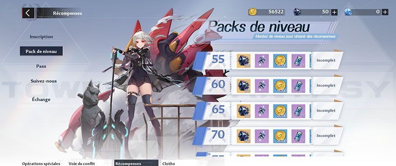 Level Packs in ToF 